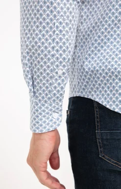 Chemises<Armand Thiery Chemise manches longues BARCA - Blanc