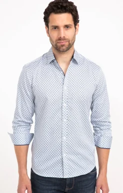 Chemises<Armand Thiery Chemise manches longues BARCA - Blanc