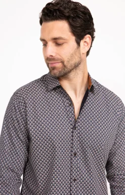 Chemises<Armand Thiery Chemise manches longues BARCA - Marine