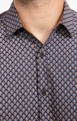 Chemises<Armand Thiery Chemise manches longues BARCA - Marine
