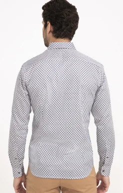 Chemises<Armand Thiery Chemise manches longues BILBA - Blanc
