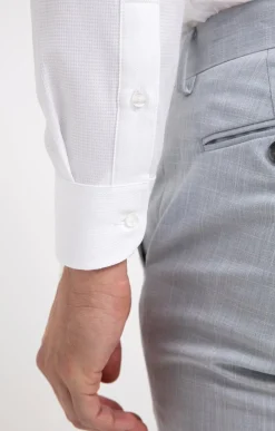 Chemises<Armand Thiery Chemise manches longues coupe regular - Blanc