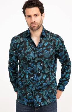 Chemises<Armand Thiery Chemise manches longues DARKOJUNG - Marine