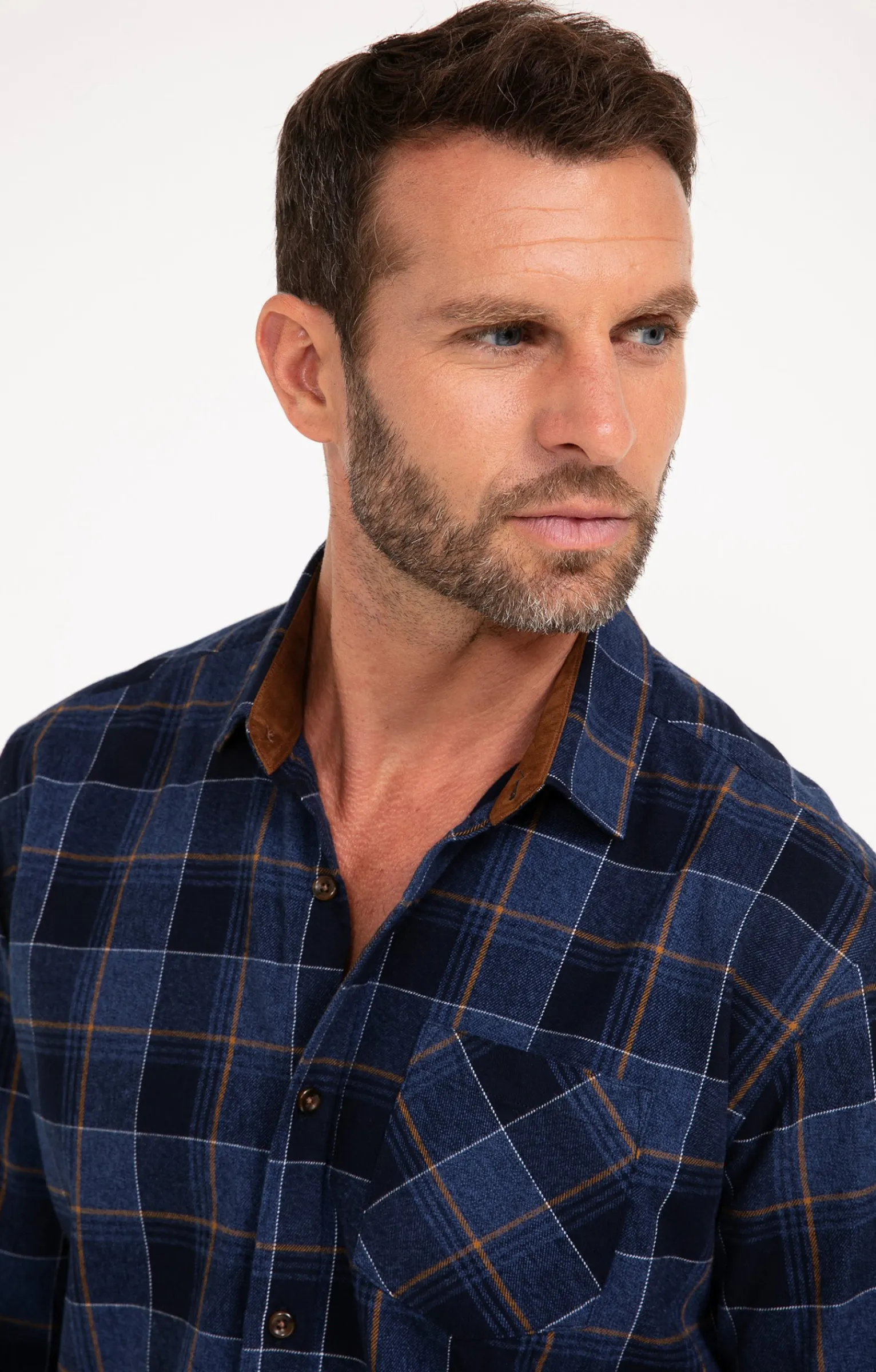Chemises<Armand Thiery Chemise manches longues DIANE - Bleu