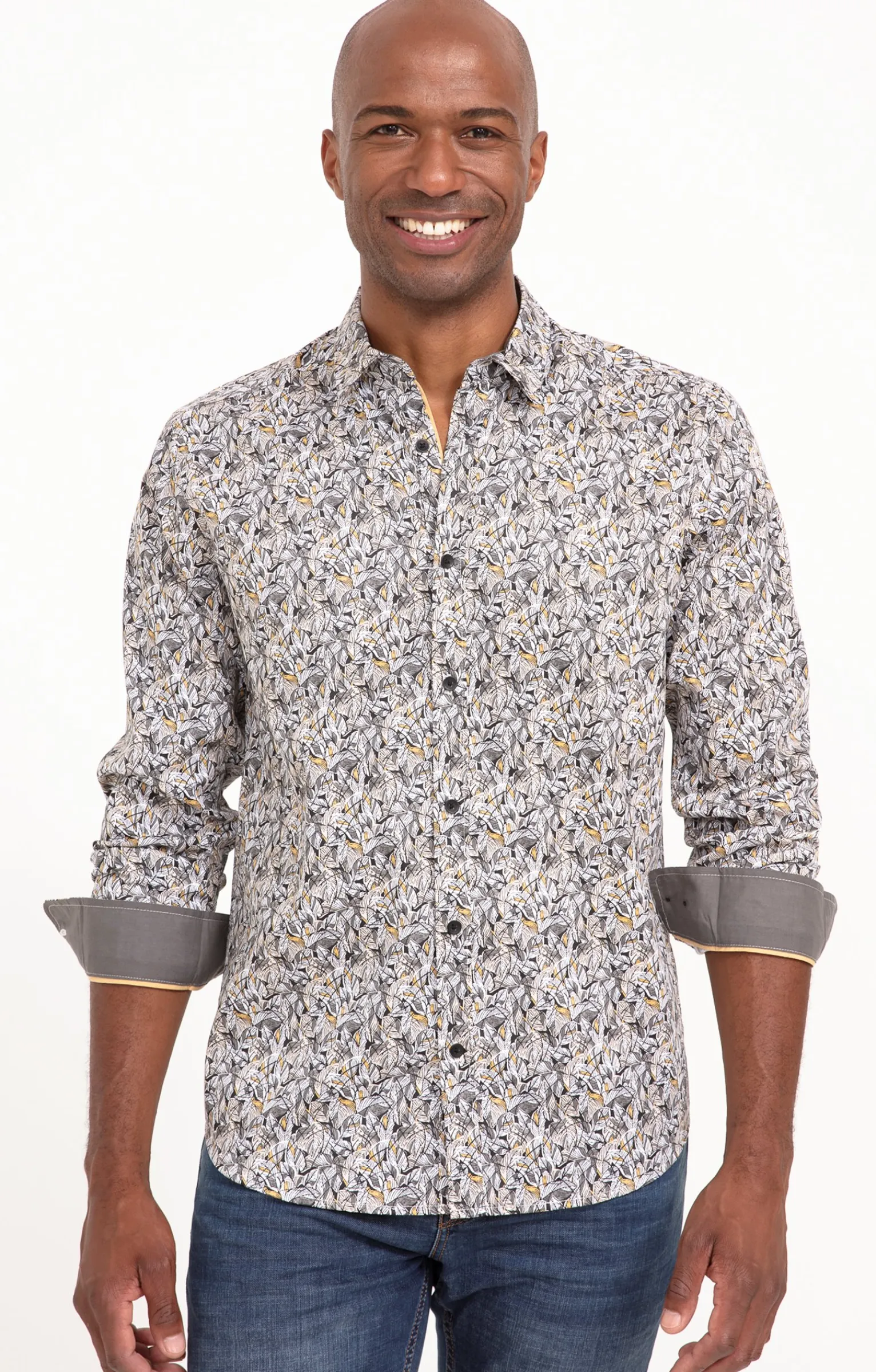 Chemises<Armand Thiery Chemise manches longues JENNY Dark - Anthracite