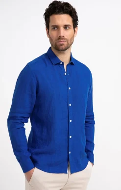 Chemises<Armand Thiery Chemise manches longues LINA - Bleudur