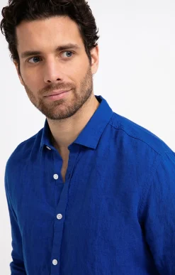 Chemises<Armand Thiery Chemise manches longues LINA - Bleudur