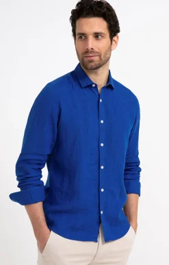 Chemises<Armand Thiery Chemise manches longues LINA - Bleudur