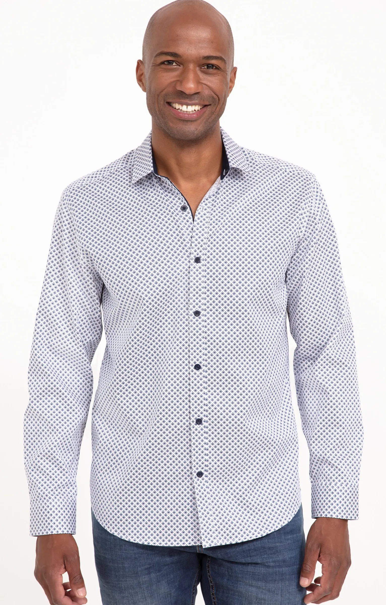 Chemises<Armand Thiery Chemise manches longues MACK - Blanc