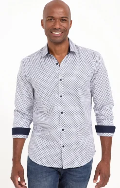 Chemises<Armand Thiery Chemise manches longues MACK - Blanc