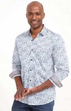 Chemises<Armand Thiery Chemise manches longues MARCUS - Bleu