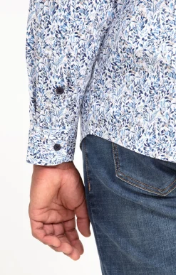Chemises<Armand Thiery Chemise manches longues MARCUS - Bleu