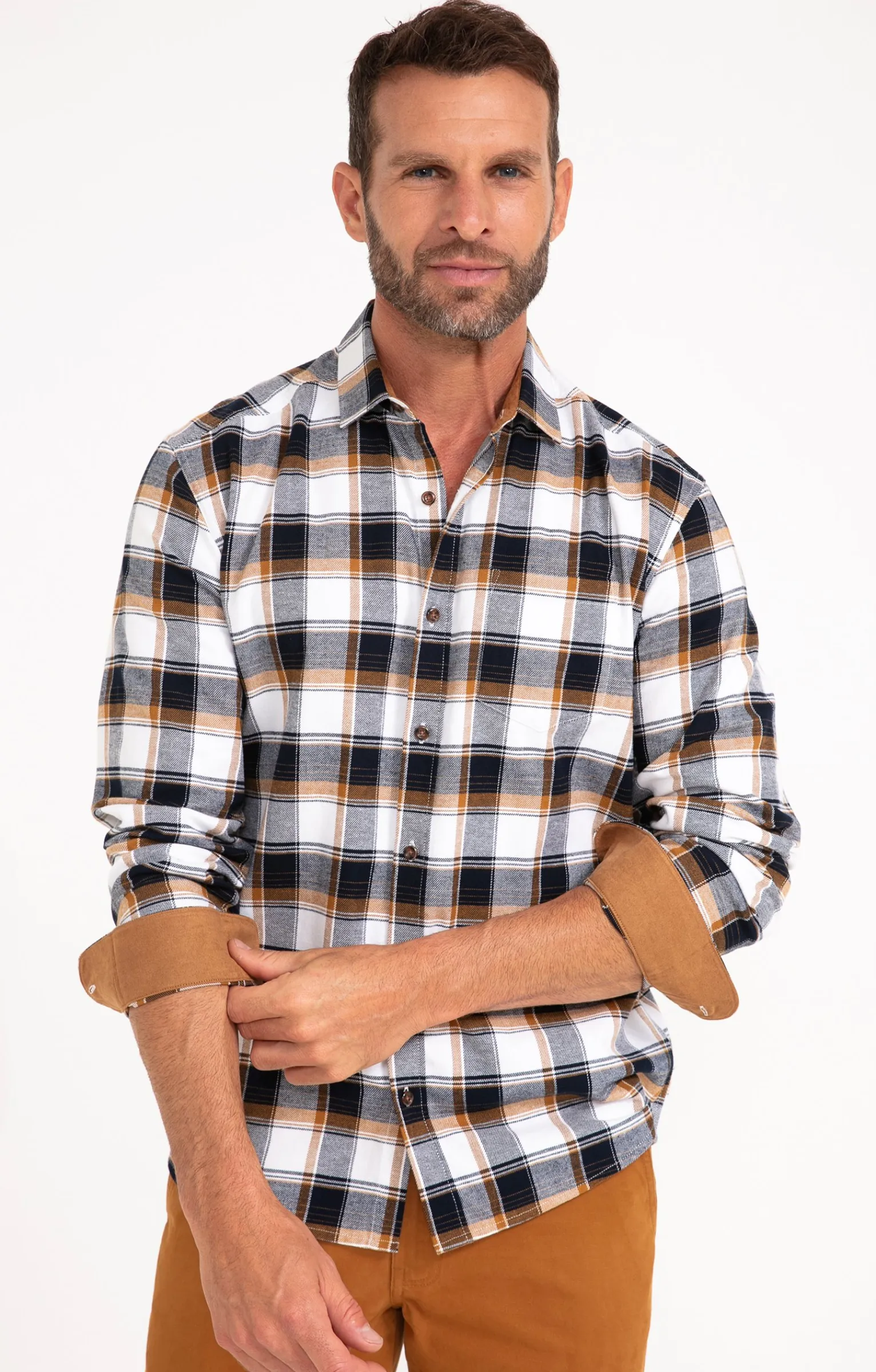 Chemises<Armand Thiery Chemise manches longues NOVA - Bleu