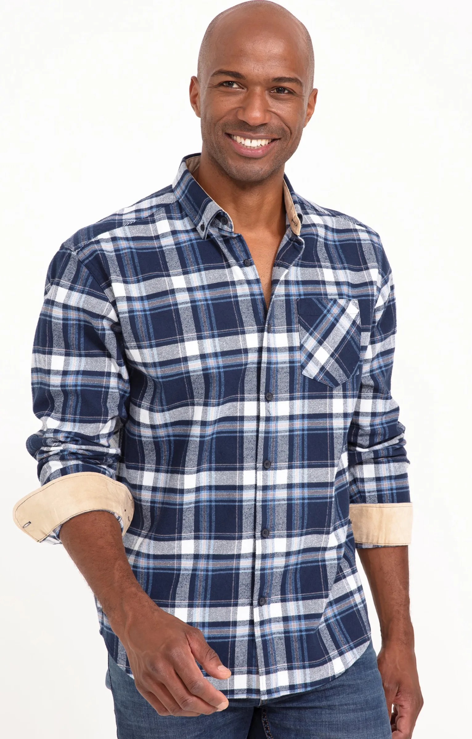 Chemises<Armand Thiery Chemise manches longues OCEAN - Bleu