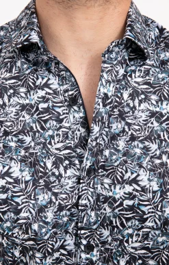 Chemises<Armand Thiery Chemise manches longues PETROLE DARK - Pétrole