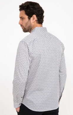 Chemises<Armand Thiery Chemise manches longues ROSÉ - Blanc