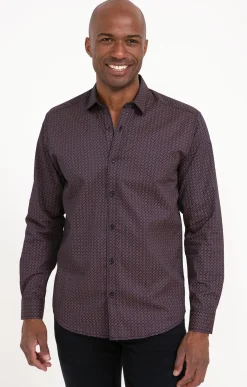 Chemises<Armand Thiery Chemise manches longues YORK - Brique