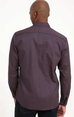 Chemises<Armand Thiery Chemise manches longues YORK - Brique