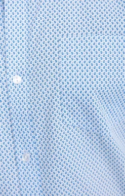 Chemises<Armand Thiery CHEMISE VILLE CASHPRINT CONFORT - Bleuciel