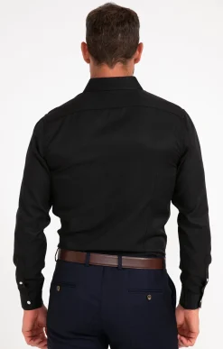 Chemises<Armand Thiery CHEMISE VILLE FLECHE AJUSTÉE - Noir