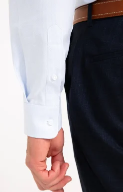 Chemises<Armand Thiery CHEMISE VILLE NANOPOINT CONFORT - Bleuciel
