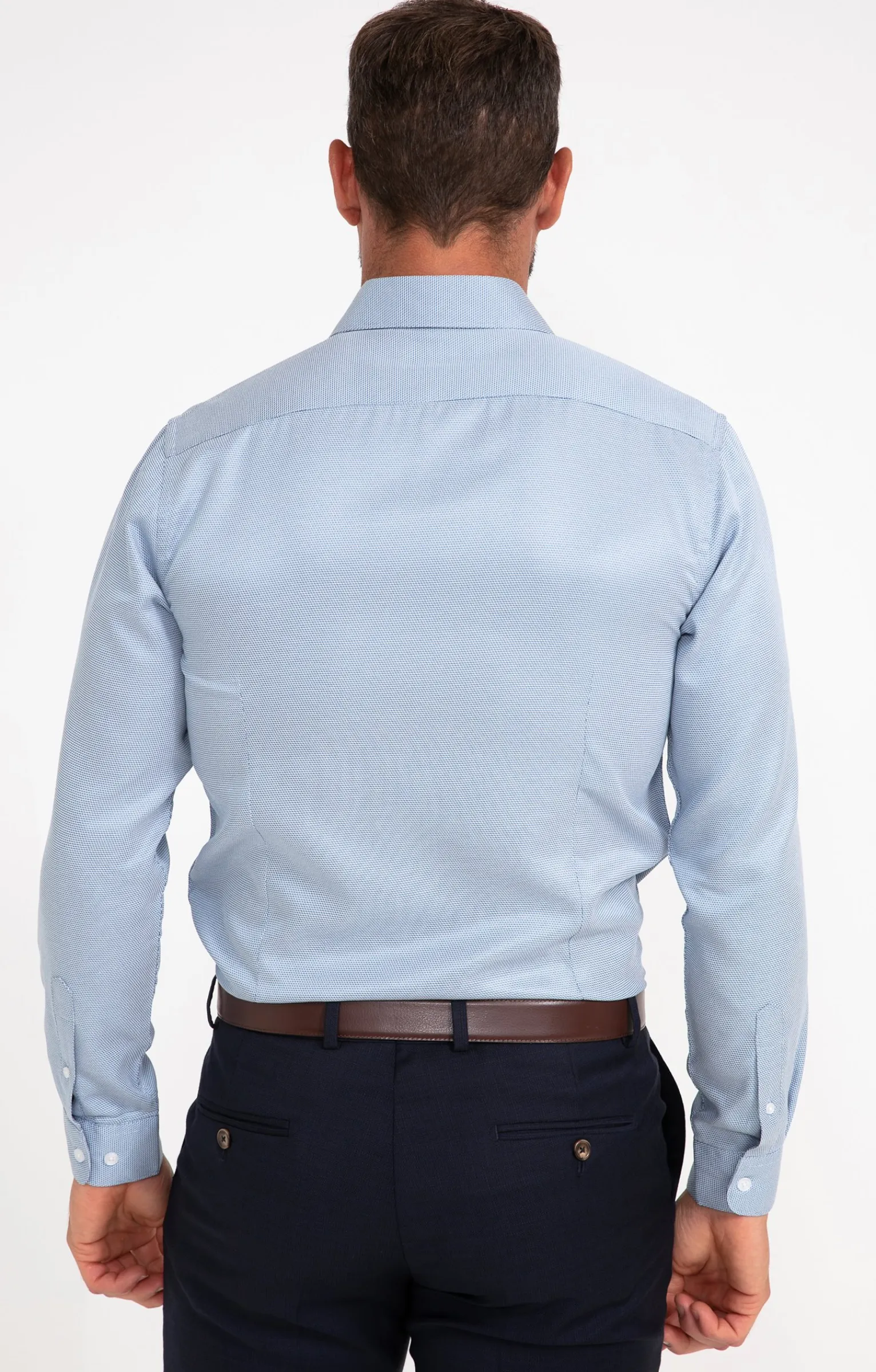 Chemises<Armand Thiery CHEMISE VILLE NANOTILE AJUSTÉE - Grismoyen