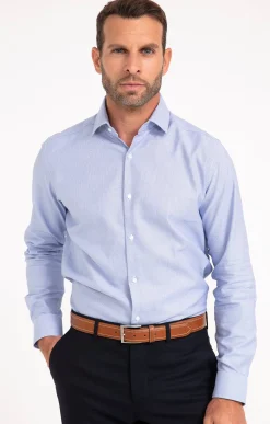 Chemises<Armand Thiery CHEMISE VILLE NAVYNET REGULAR - Bleu