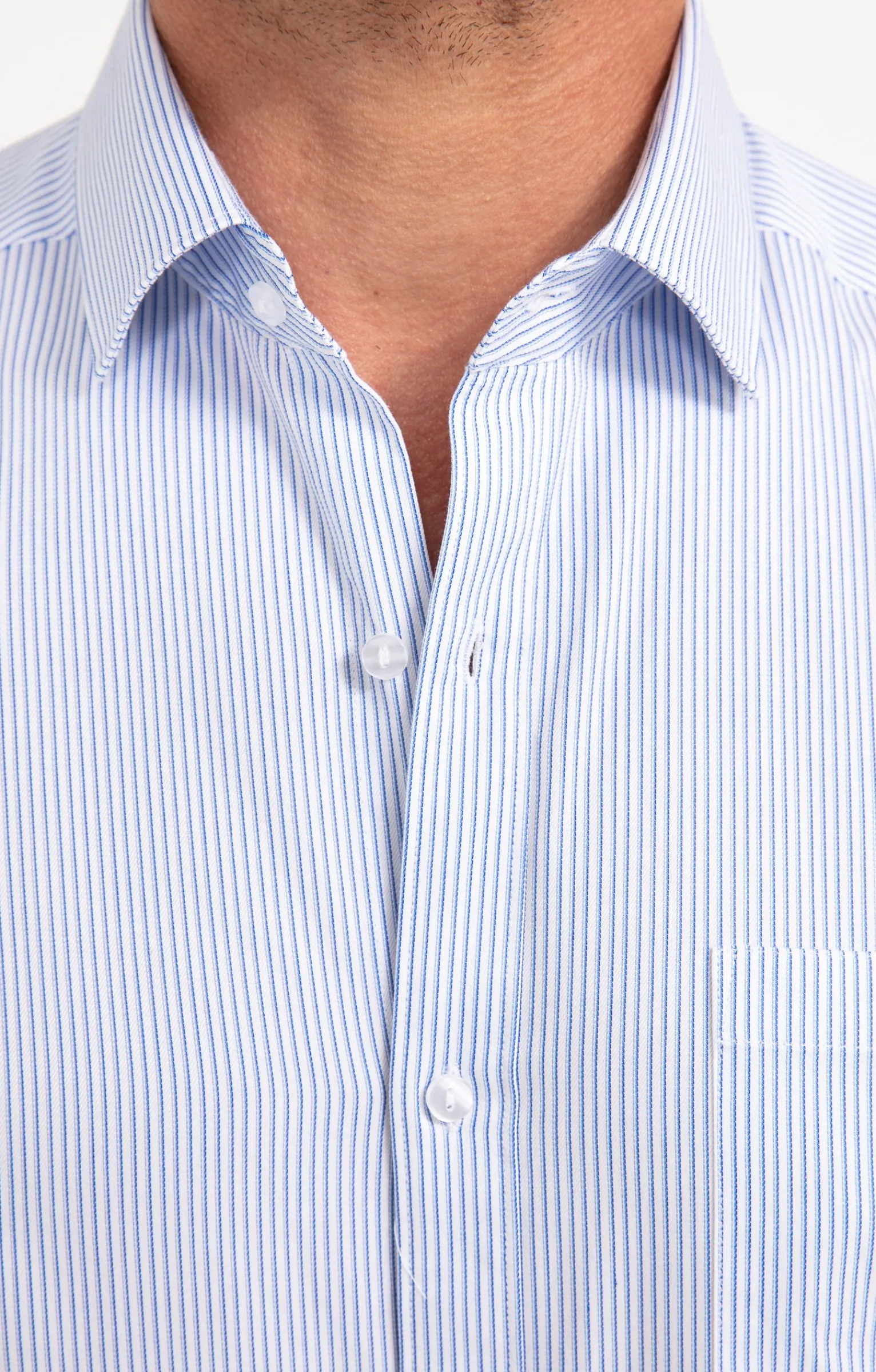 Chemises<Armand Thiery CHEMISE VILLE RAYURES AJUSTÉE - Bleuciel