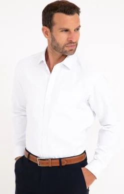 Chemises<Armand Thiery CHEMISE VILLE WHITEDIAG REGULAR - Blanc