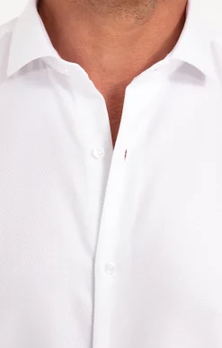Chemises<Armand Thiery CHEMISE VILLE WHITEYE AJUSTÉE - Blanc