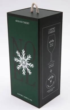 Accessoires<Armand Thiery Coffret verre et sous-verre Papi - Marine