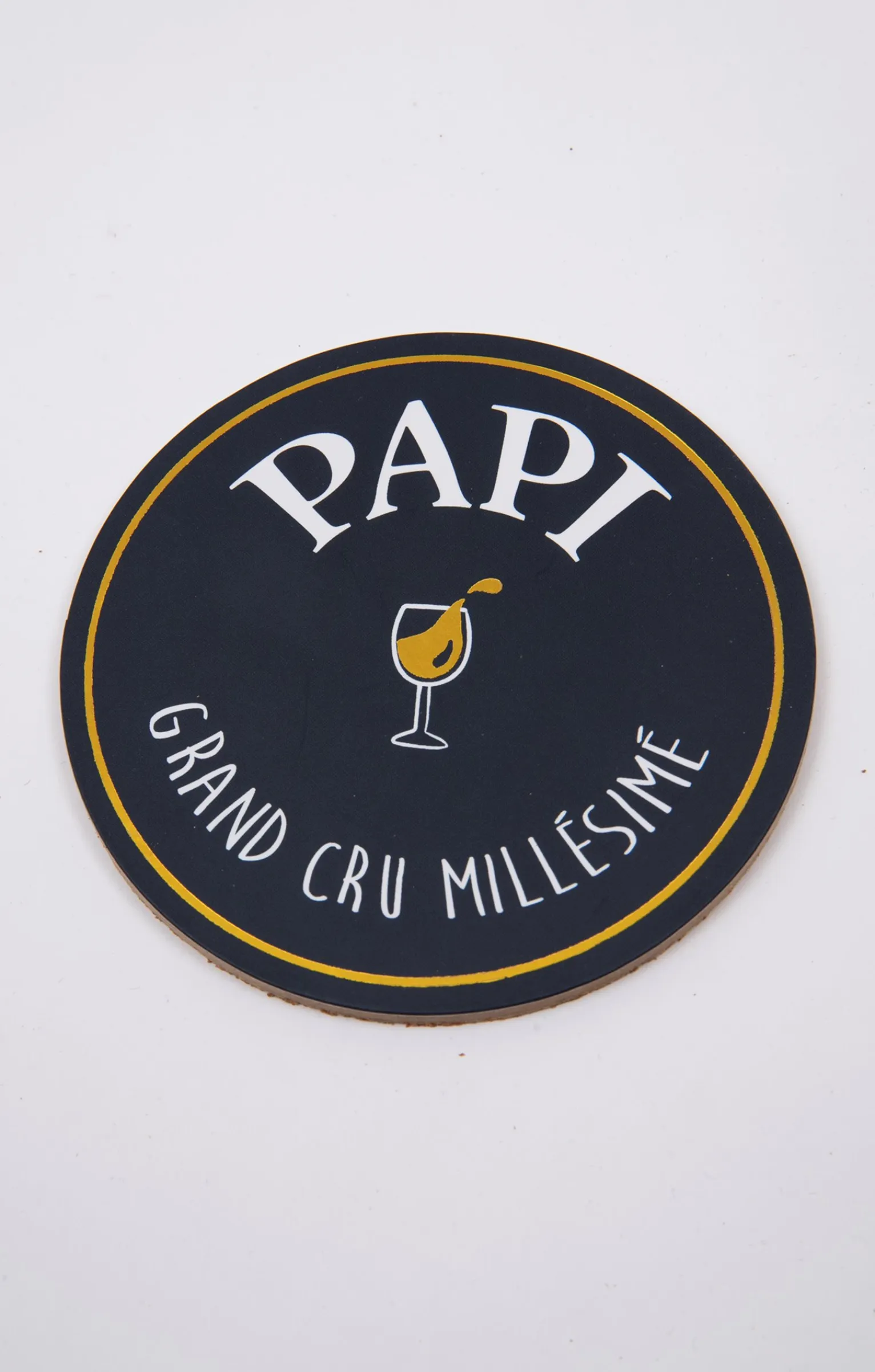 Accessoires<Armand Thiery Coffret verre et sous-verre Papi - Marine