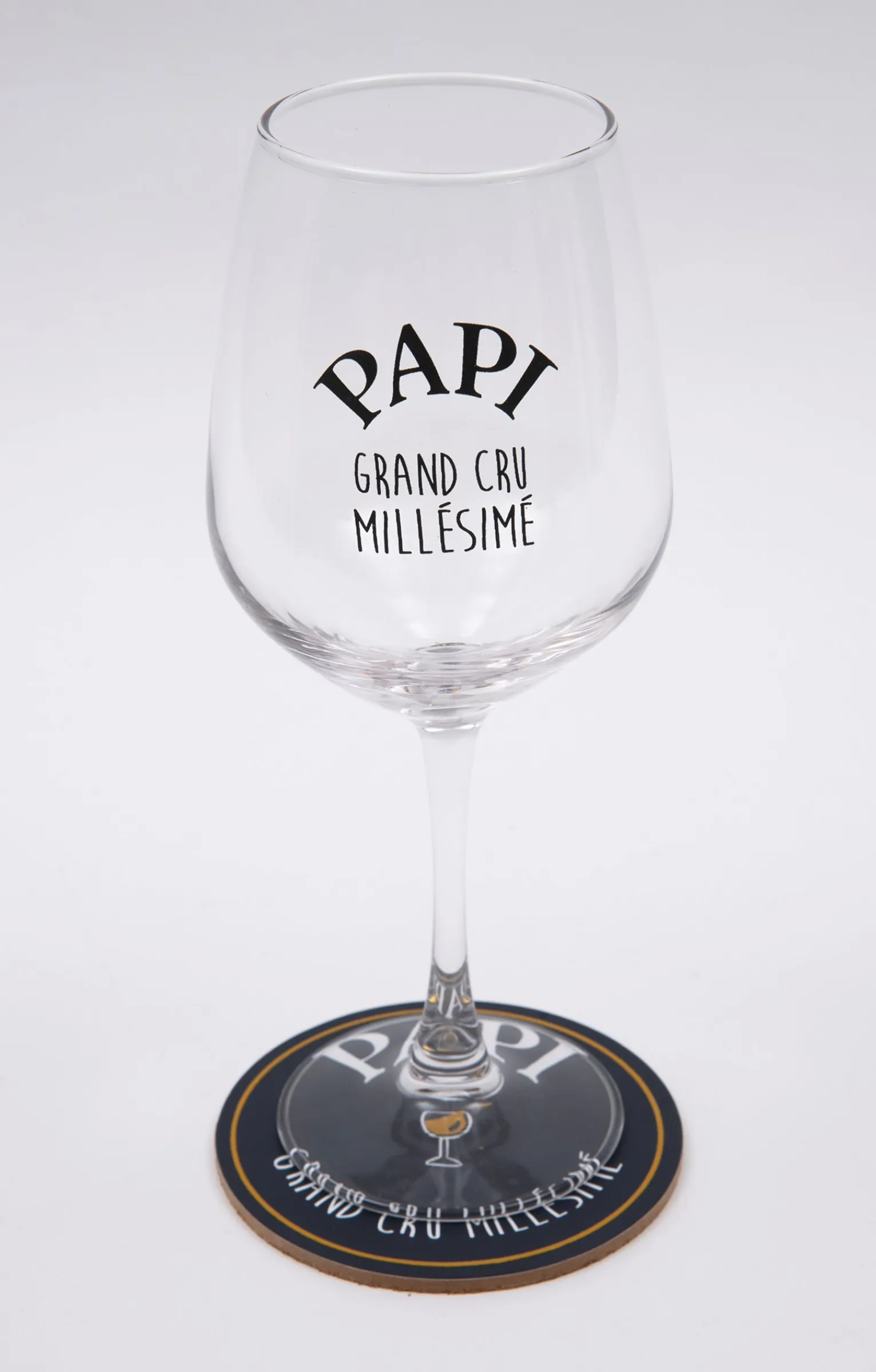 Accessoires<Armand Thiery Coffret verre et sous-verre Papi - Marine