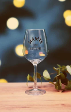 Accessoires<Armand Thiery Coffret verre et sous-verre Mamie - Bordeaux