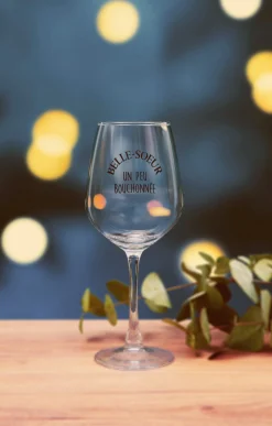 Accessoires<Armand Thiery Coffret verre et sous-verre Belle-Soeur - Noir