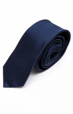 Cravates<Armand Thiery Cravate SATIN - Marine