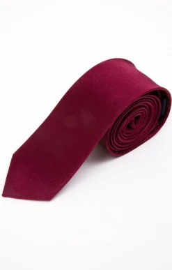 Cravates<Armand Thiery CRAVATE SATIN STRAWB - Bordeaux
