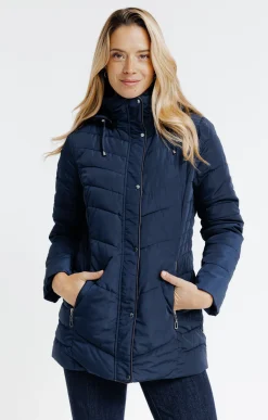 Impers & Parkas<Armand Thiery Doudoune au matelassage fantaisie - Marine