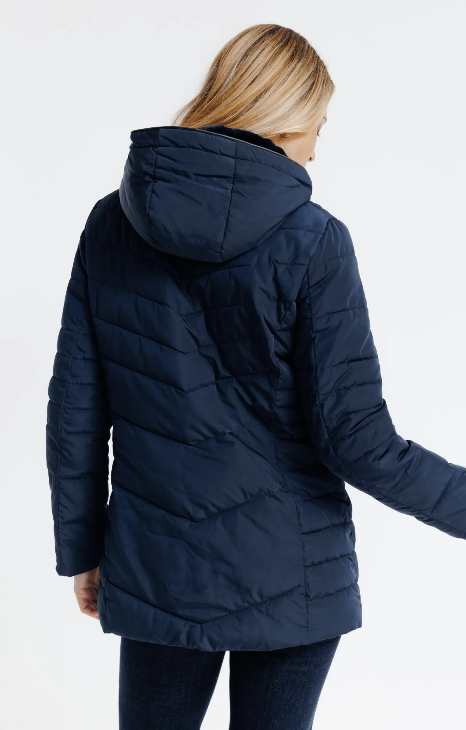 Impers & Parkas<Armand Thiery Doudoune au matelassage fantaisie - Marine