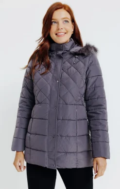 Impers & Parkas<Armand Thiery Doudoune avec col montant - Grismoyen