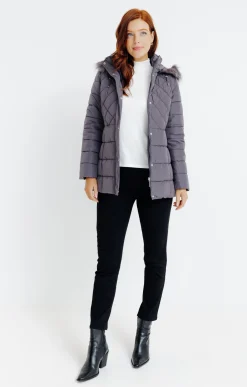 Impers & Parkas<Armand Thiery Doudoune avec col montant - Grismoyen