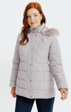 Impers & Parkas<Armand Thiery Doudoune avec col montant - Grège
