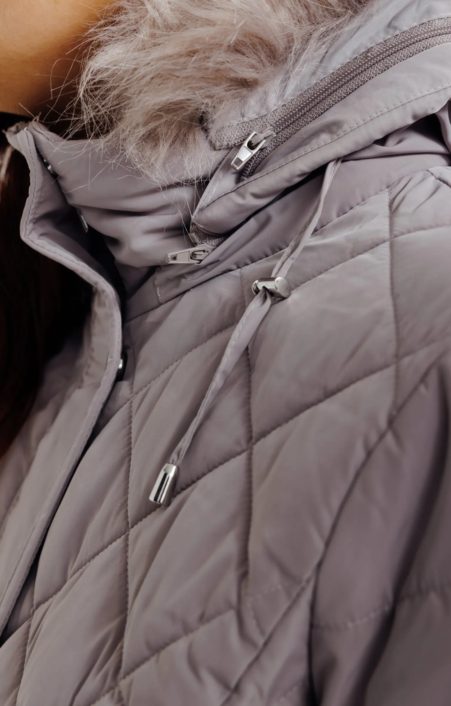 Impers & Parkas<Armand Thiery Doudoune avec col montant - Grège