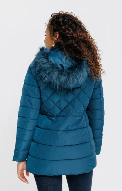 Impers & Parkas<Armand Thiery Doudoune avec col montant - Pétrole