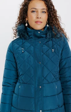 Impers & Parkas<Armand Thiery Doudoune avec col montant - Pétrole