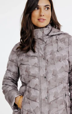 Impers & Parkas<Armand Thiery Doudoune imprimée - Taupe