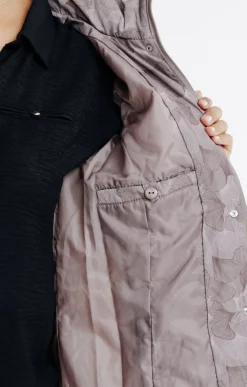 Impers & Parkas<Armand Thiery Doudoune imprimée - Taupe