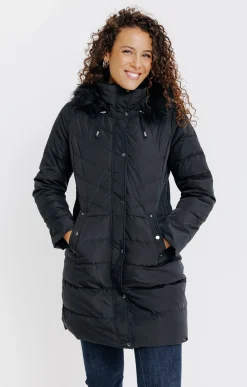 Impers & Parkas<Armand Thiery Doudoune longue en duvet et plumes - Noir