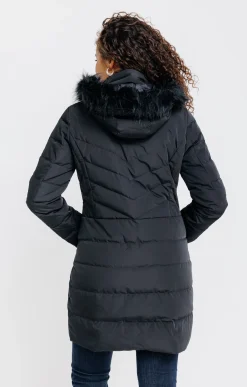 Impers & Parkas<Armand Thiery Doudoune longue en duvet et plumes - Noir