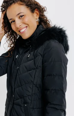 Impers & Parkas<Armand Thiery Doudoune longue en duvet et plumes - Noir